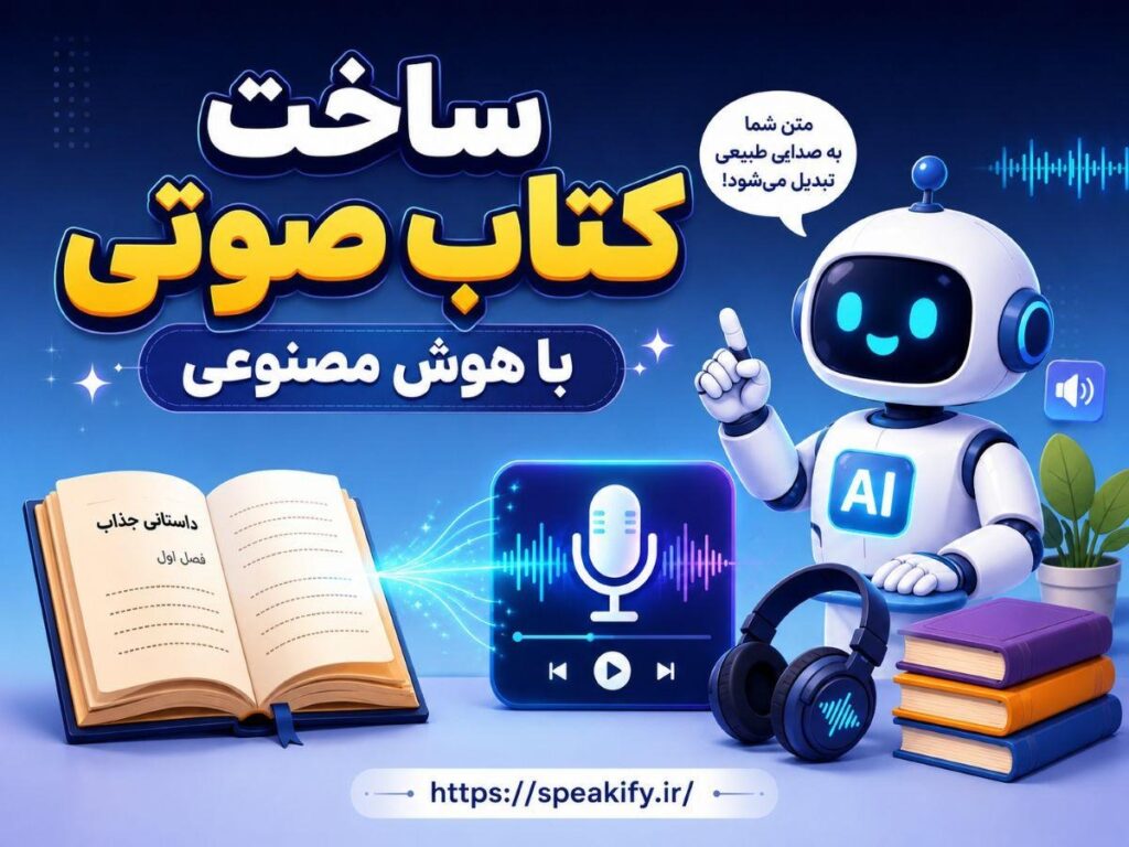 ساخت کتاب صوتی با هوش مصنوعی