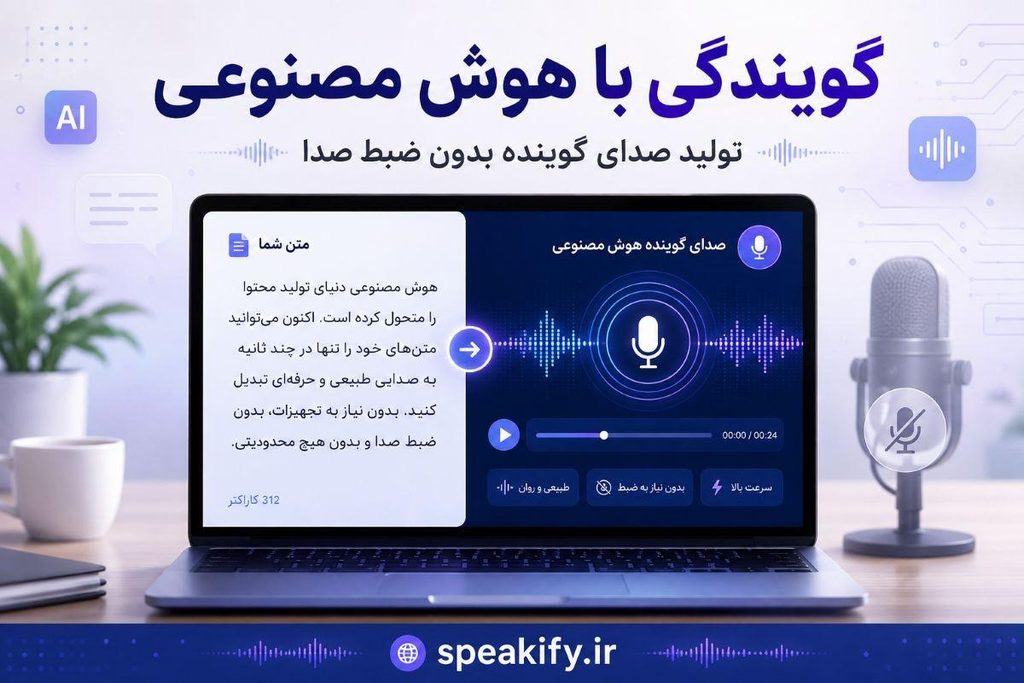 گویندگی با هوش مصنوعی