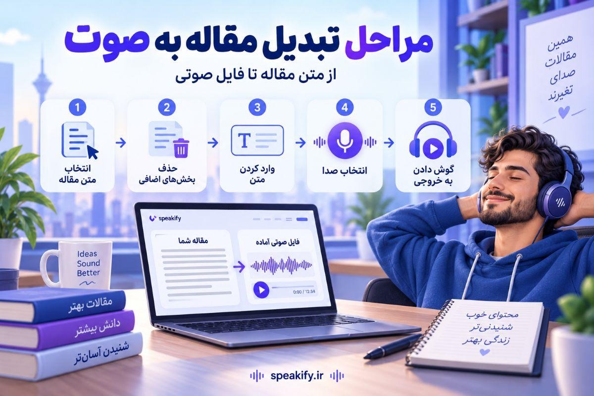 تبدیل مقاله به صوت